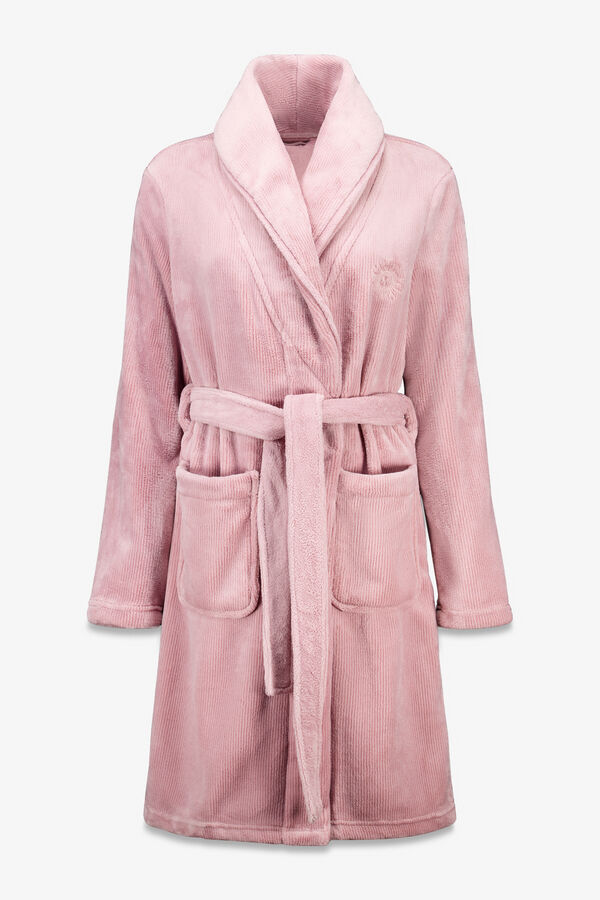 Women'secret Roze flis flis midi kućni ogrtač Roze
