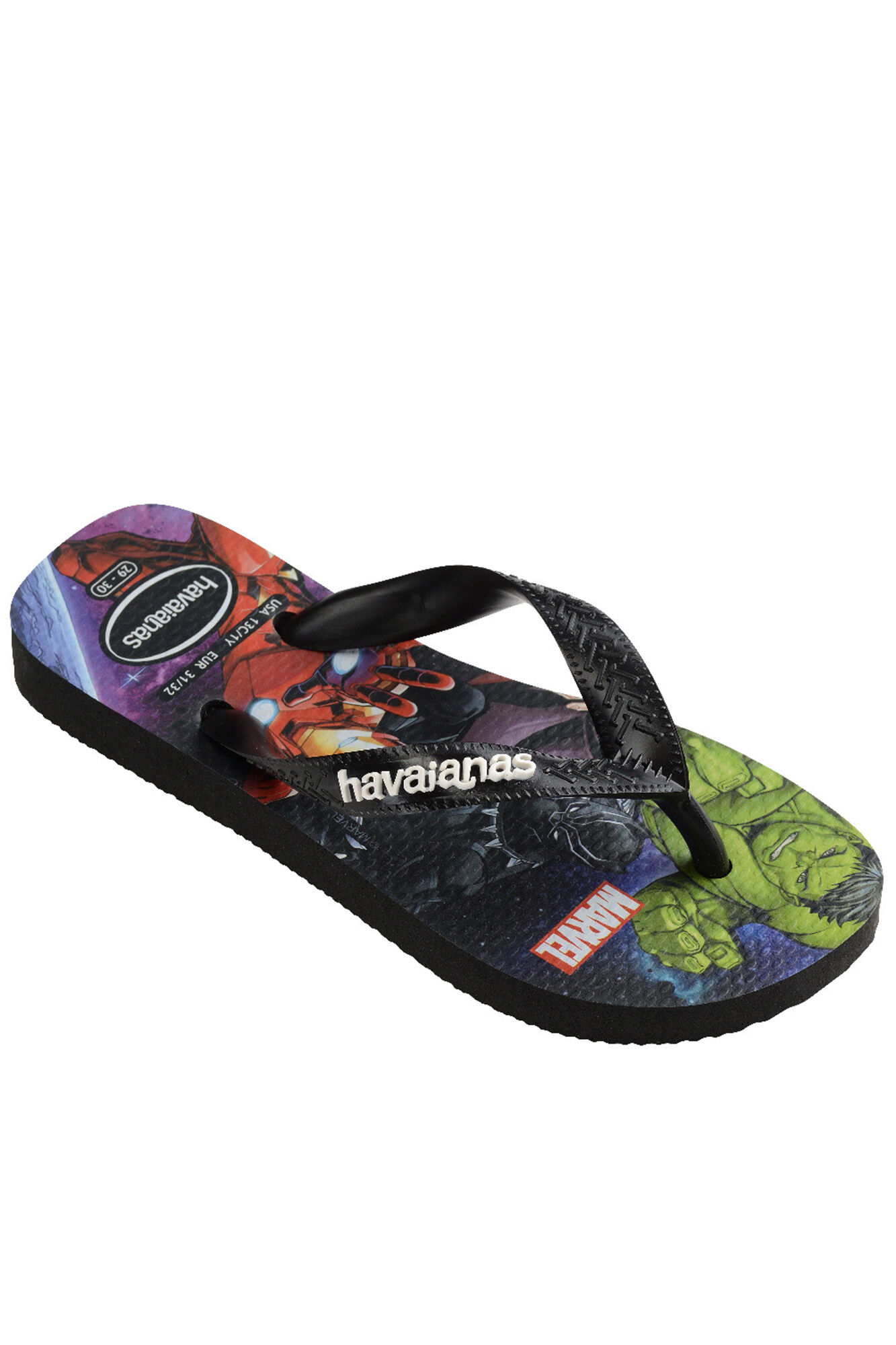 Havaianas Chinelos Hav. Top Infantil Marvel II Preto