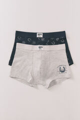 Women'secret Pack of 2 blue country boxers blue