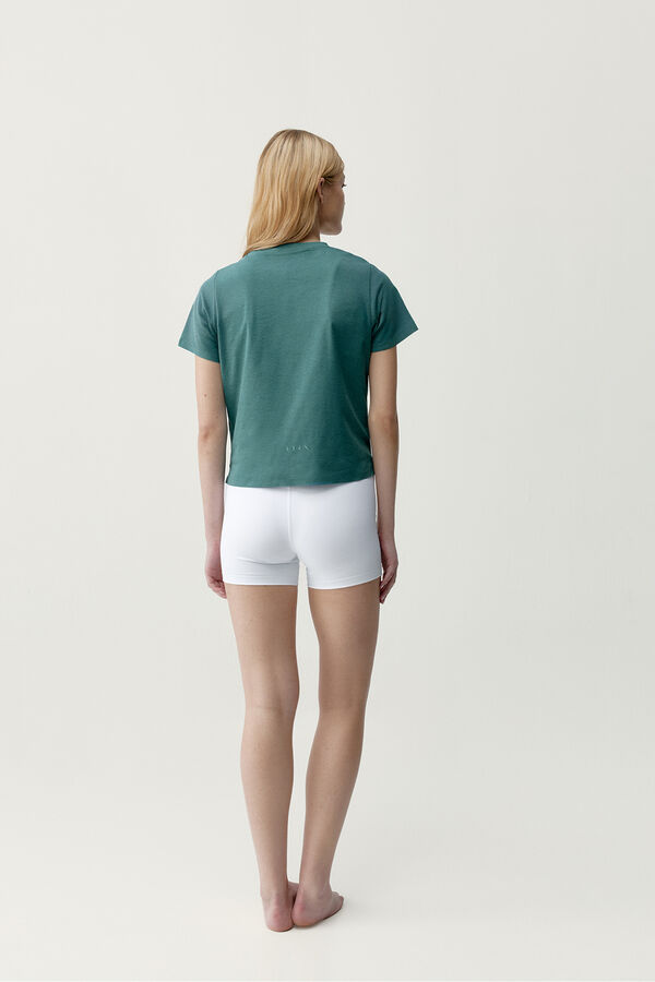 Born Living Yoga Green sports T-shirt Rosella beige