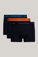 Tommy Jeans 3-pack of boxers with colourful waistbands printed
