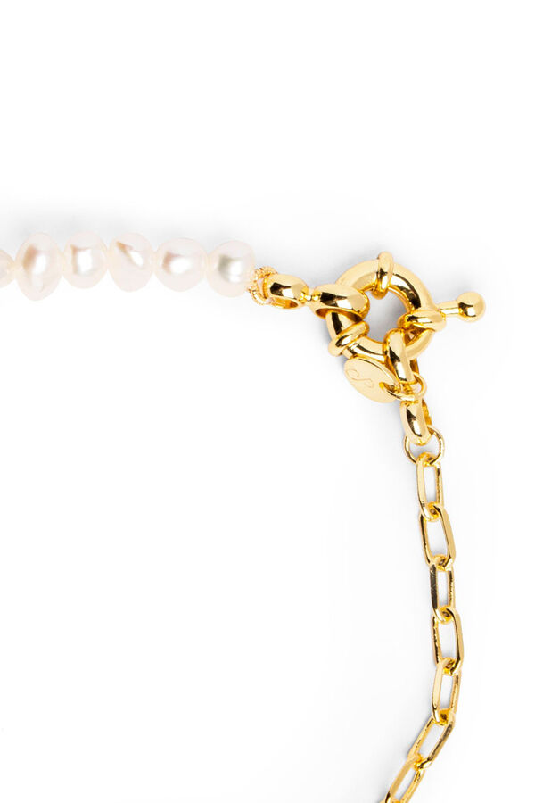 Womensecret Chic Pearl gold-plated bracelet imprimé