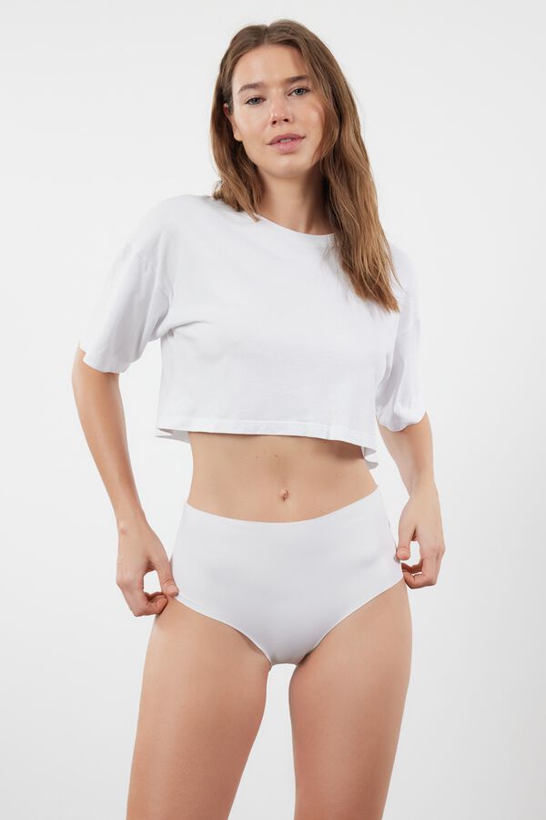 Trendyol Pack de 3 bragas altas invisibles negro