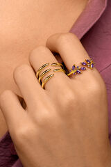Womensecret Gold Buganvilla Ring Žuta