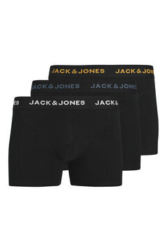 Jack & Jones Pack 3 boxers em algod&atilde;o