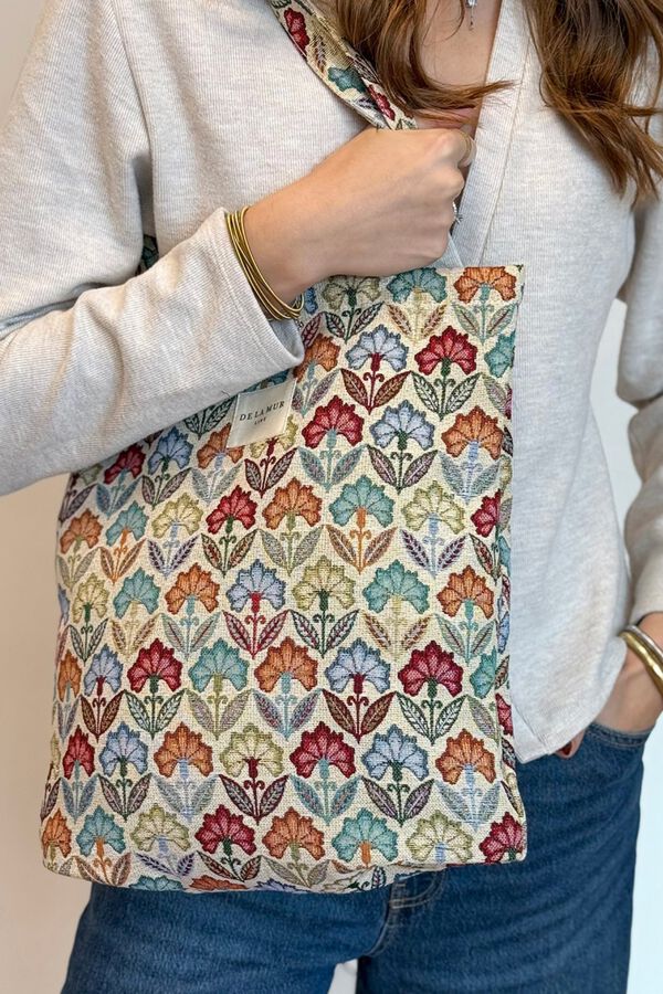 De La Mur Bolsa Peque&ntilde;a Cremallera Flora estampado