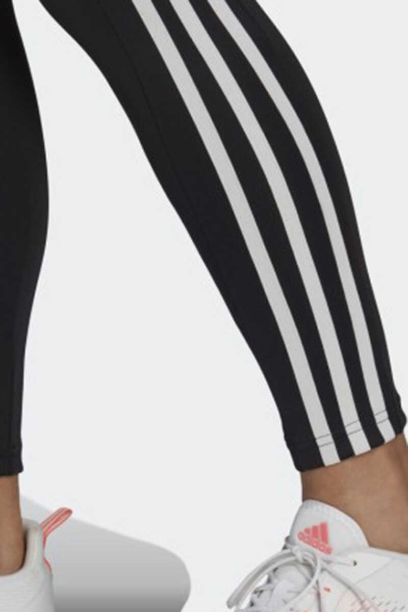 adidas Womens Aeroready Designed to Move High-Rise 3-Stripes 7/8