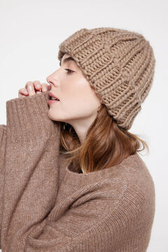 Pieces Gorro punto grueso verde