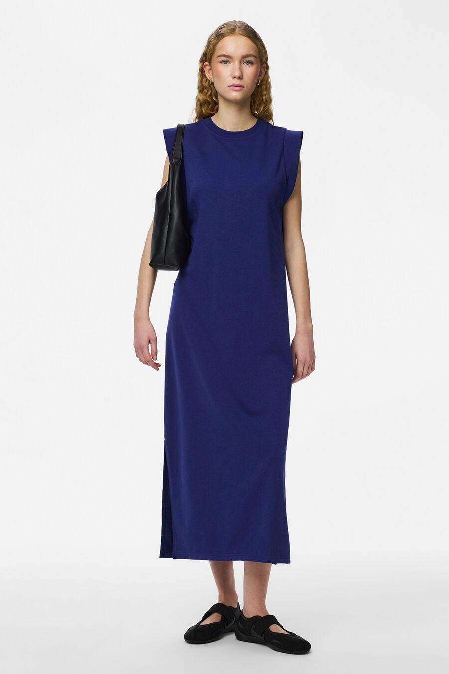 Vestido midi manga sisa