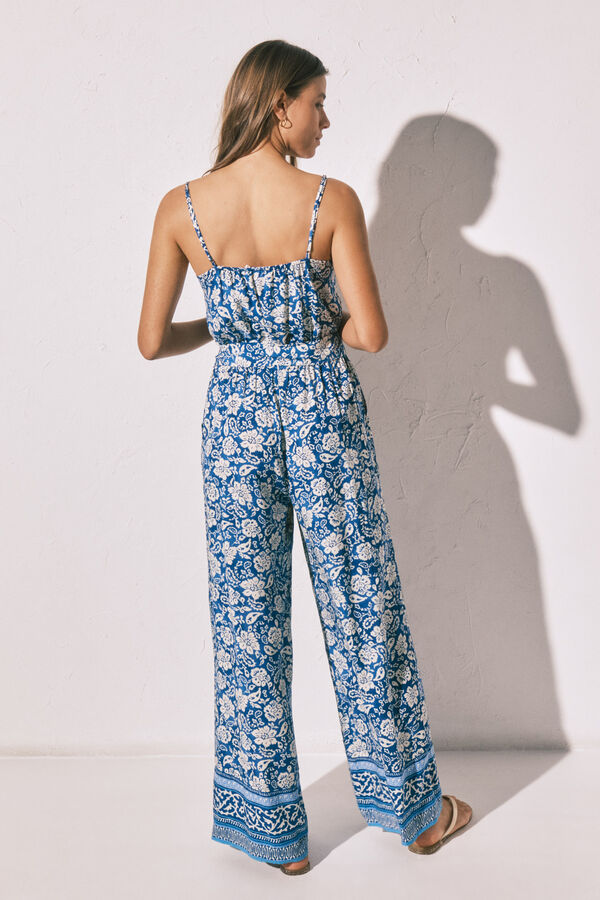 Women'secret Dugi kombinezon sa naramenicama sa boho printom Print