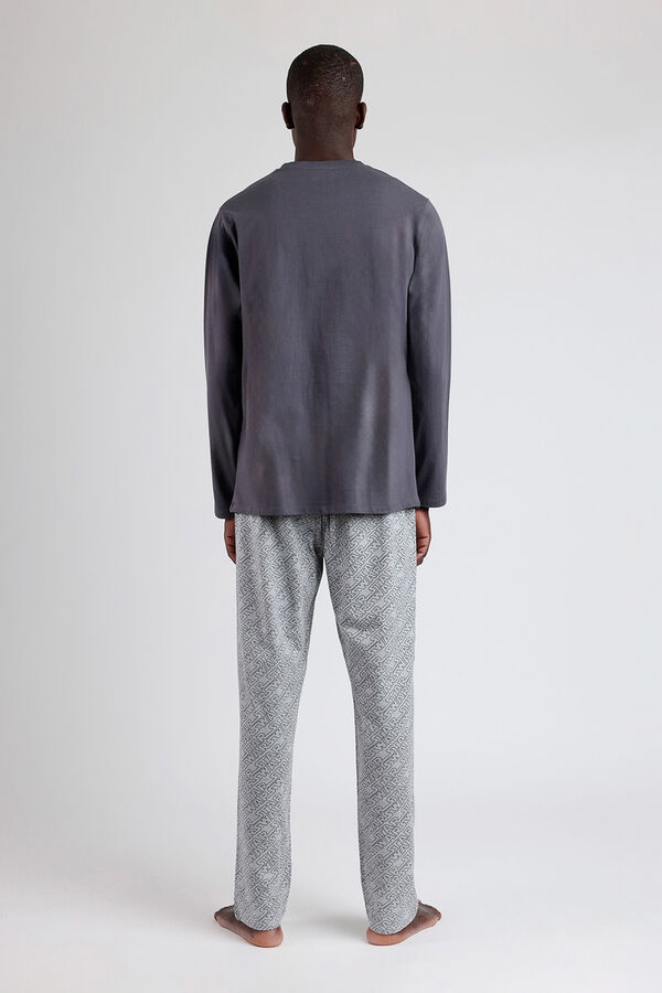 Admas Men's Boba Fett long pyjamas Siva