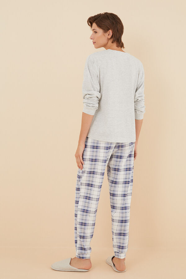 Womensecret Pyjama 100 % coton Mafalda gris