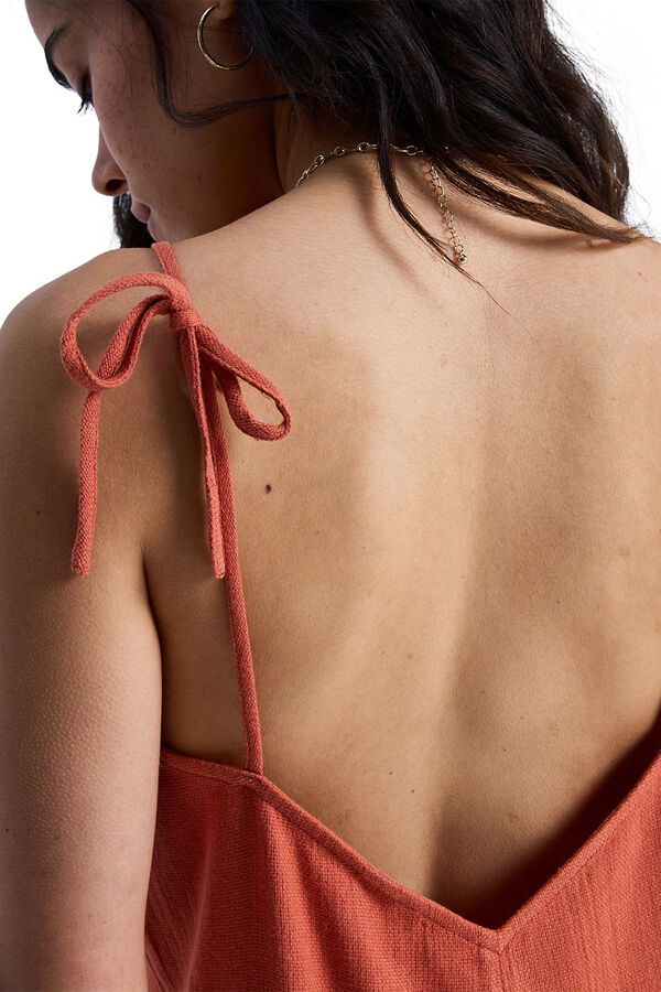 Roxy Mono tirantes corto de playa naranja