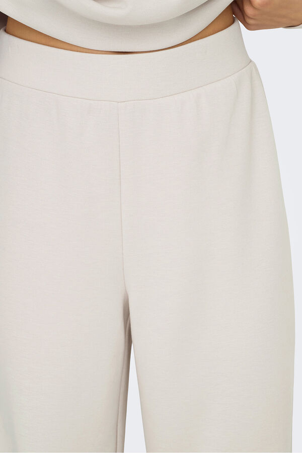 Only Play Pantal&oacute;n largo de chandal pata ancha gris