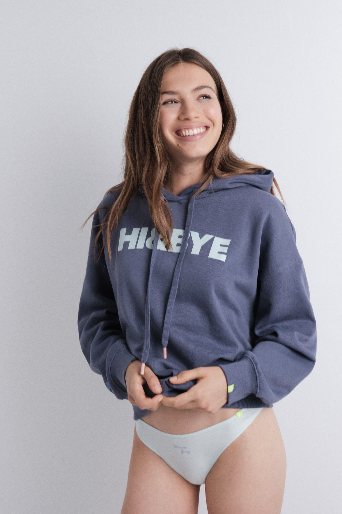 HI&BYE Paket od 3 brazilske gaće u zelenoj, lila i tamnozelenoj boji