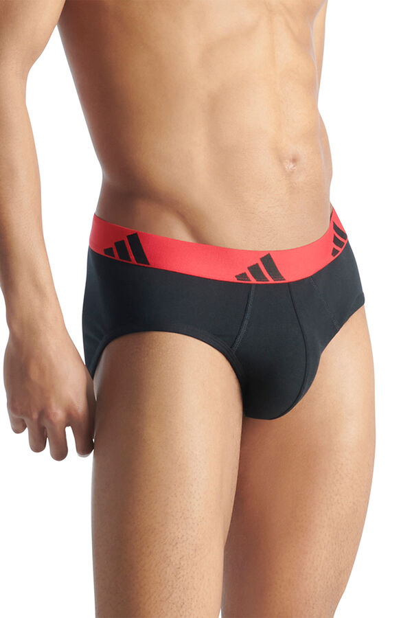 Adidas Pack of 3 Active Flex cotton boxers blue