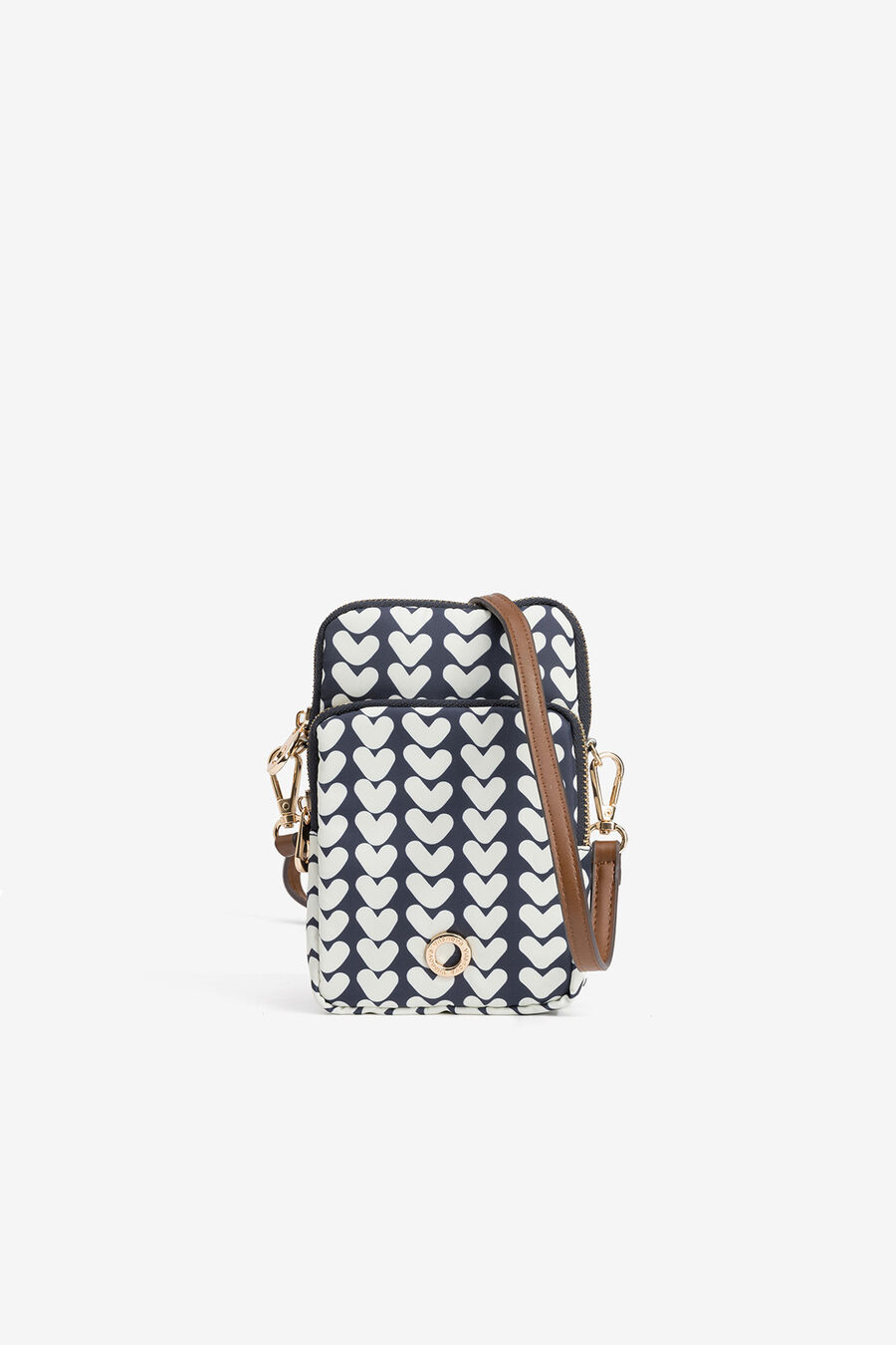 Bolso para Móvil con Corazones