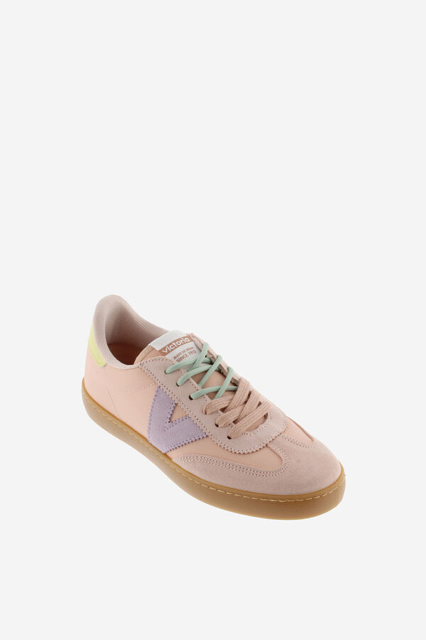 Victoria Zapatillas nylon piezas serraje naranja