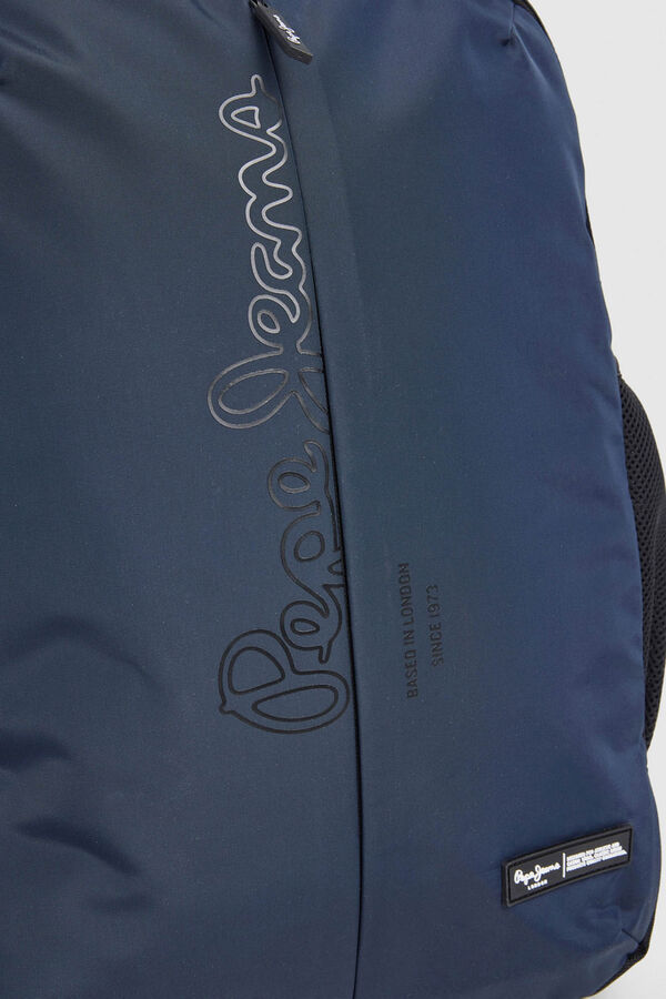 Pepe Jeans Mochila com fecho-&eacute;clair central azul
