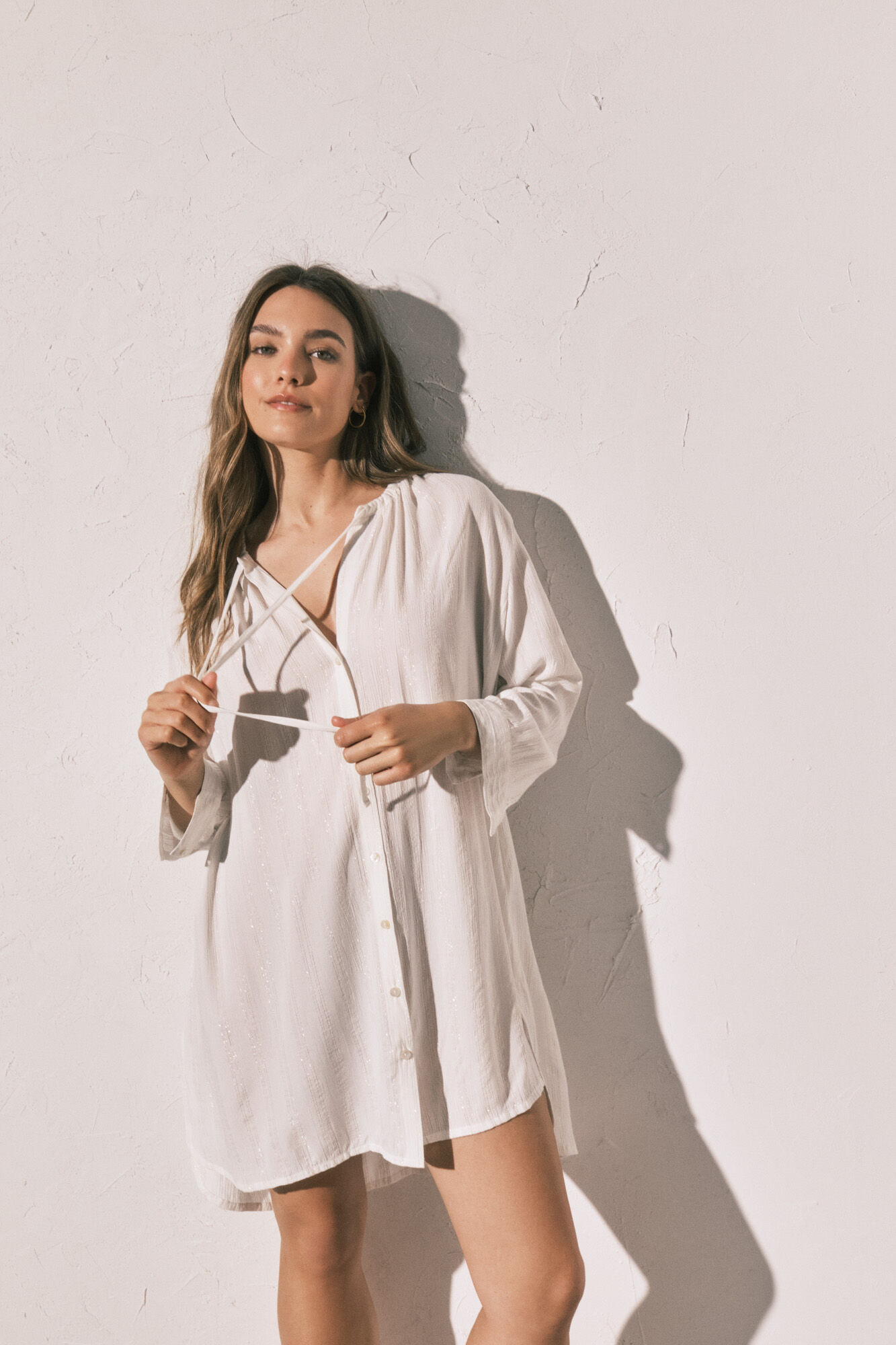 Women'secret Camisola gola mao branca