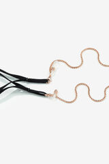 Vilanova Rose gold glasses chain pink