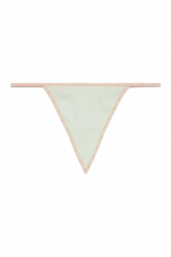 HI&BYE Pakovanje od 3 japanke sive, zelene i braon boje Bež