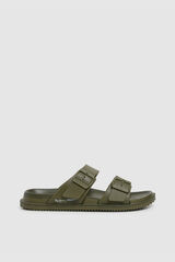 Pepe Jeans Sandalia doble tira militar kaki