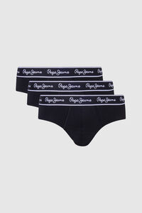 Pepe Jeans Pack de 3 calzoncillos regular fit de algod&oacute;n con elastano.