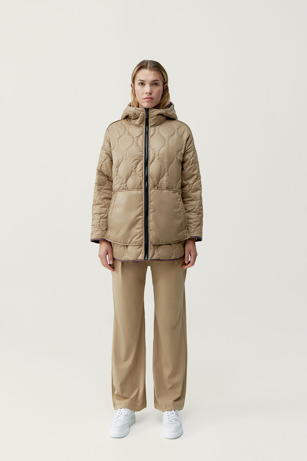 Born Living Yoga Jacket Ashley Beet Plant/ Stick imprim&eacute;