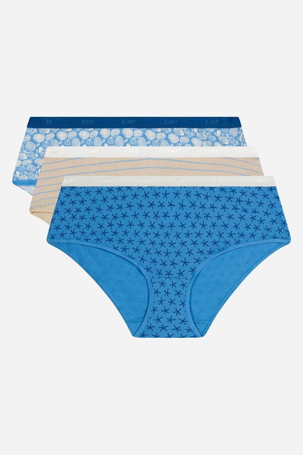 DIM Pack de 3 culottes estampadas estampado