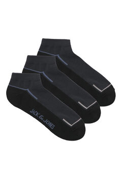 Jack & Jones Pack 3 Calcetines tobilleros tenis