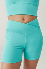 Born Living Yoga Short Seia Capri Blue bleu