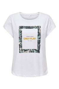 Only Play Camiseta algod&oacute;n org&aacute;nico manga corta.