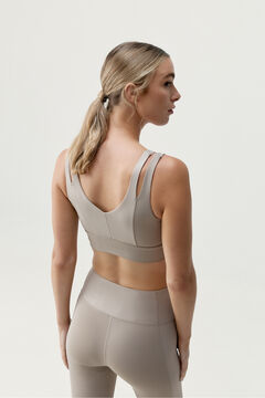 Born Living Yoga Sujetador top deportivo Maan gris&nbsp;