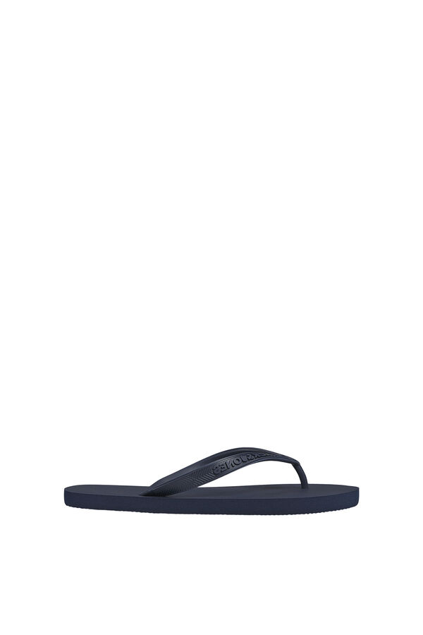 Jack & Jones Chanclas tipo flip-flop logo azul