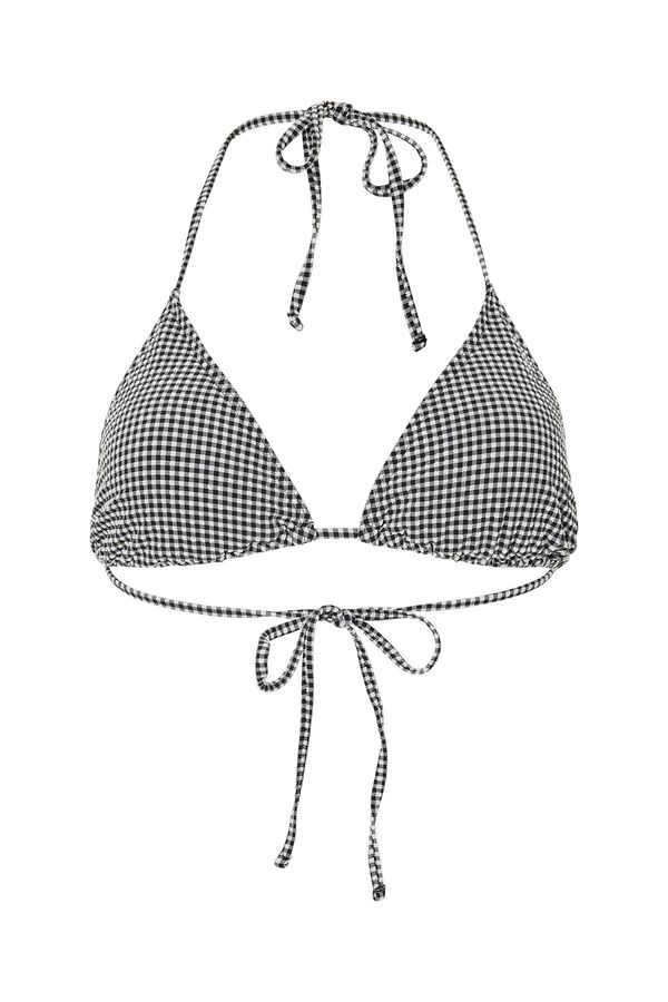 Pieces Bikini top tirantes finos verde