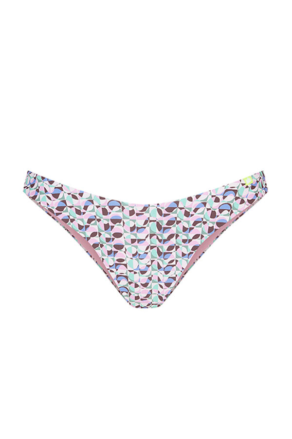 Womensecret Printed Brazilian bikini bottoms with ruching S uzorkom
