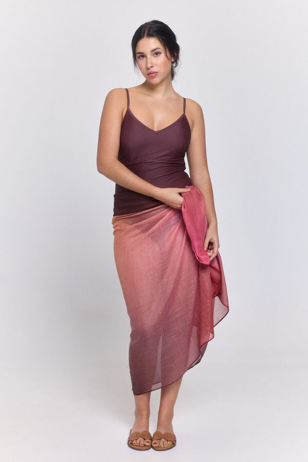 Pieces Adjustable swimwear red