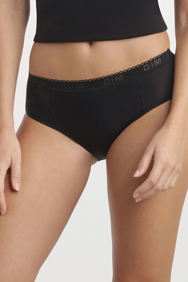 DIM Calcinha menstrual DIM de fluxo moderado para meninas  preto