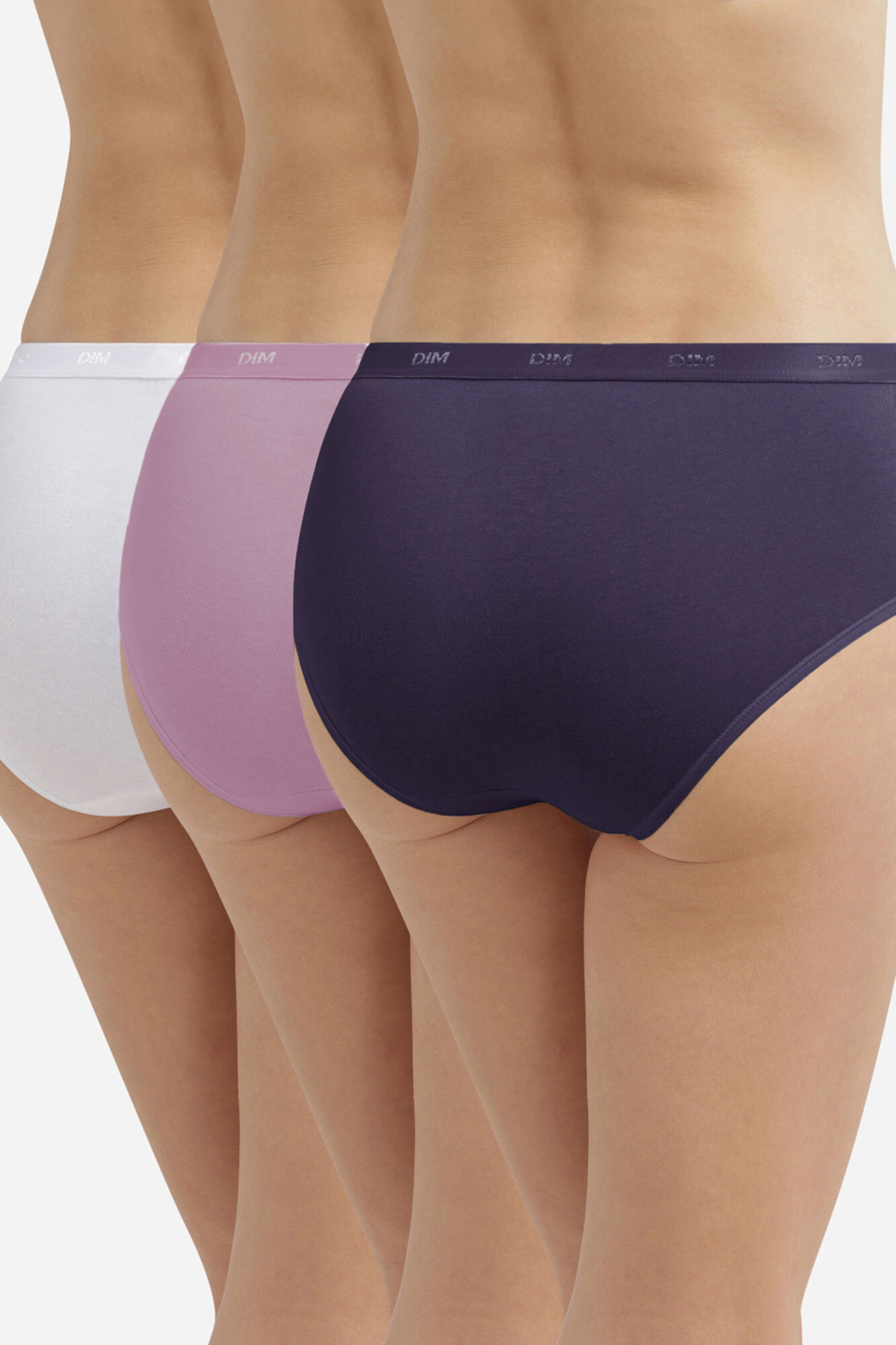 DIM Pack de 3 b&oacute;xers de algod&oacute;n el&aacute;stico