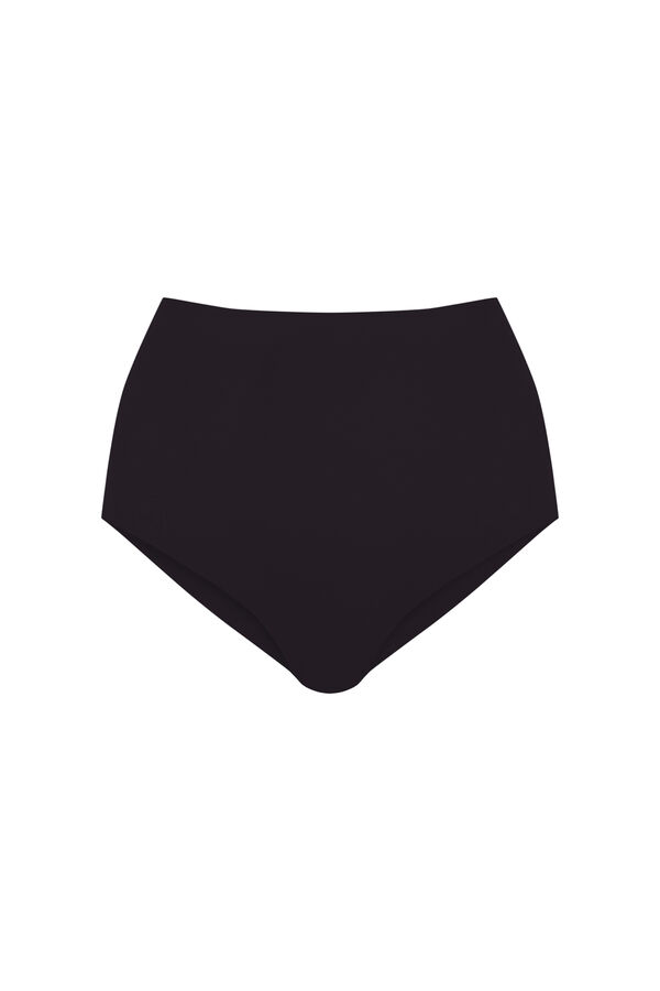 Women'secret Nevidljive tangice od mikrovlakna Crna
