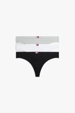 Tommy Underwear Pack de 3 tangas cl&aacute;ssicas tommy