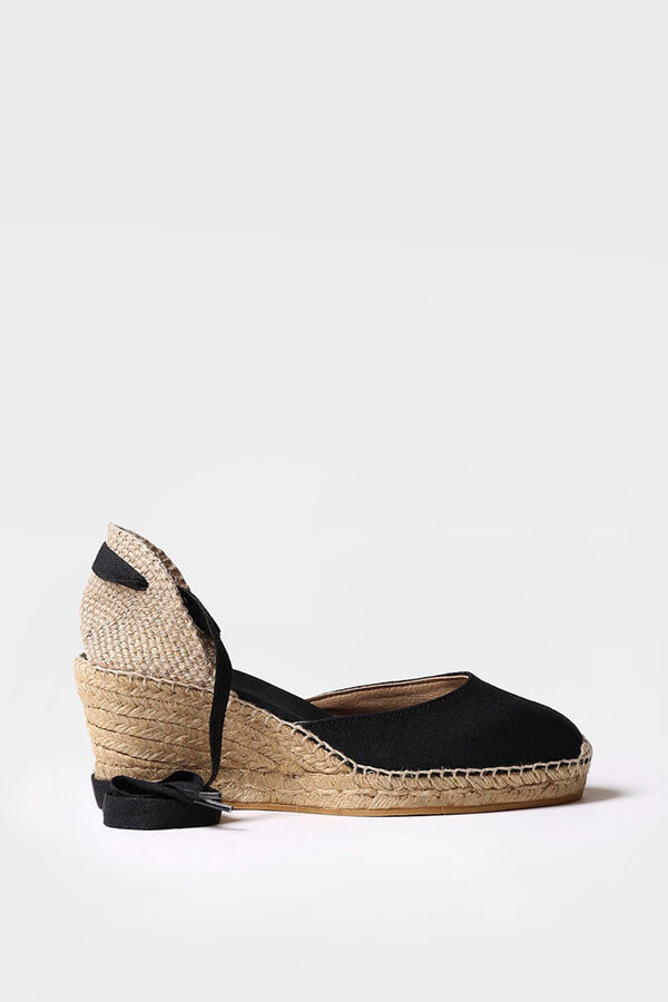 Toni Pons Alpargata valenciana de tac&oacute;n - CALONGE negro