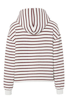 Pieces Sweatshirt com riscas e bordado