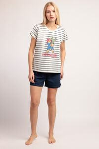Admas Pijama corto Paddington rayas