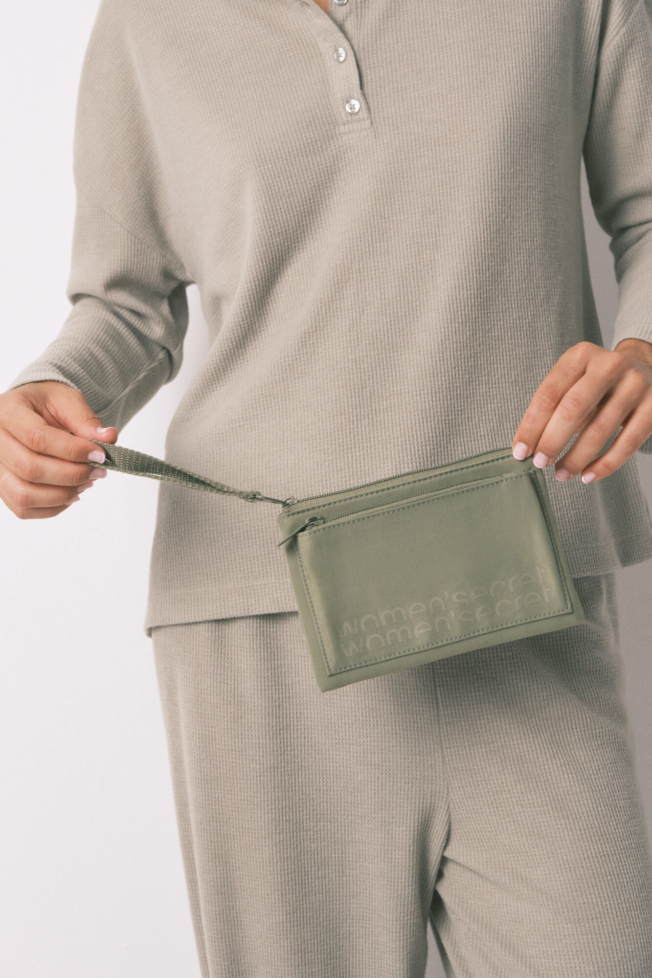 Women'secret Mini zelena najlonska novčanik