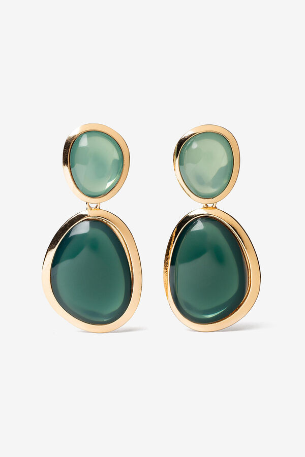 Vilanova Pendiente Colgante Contraste de Color amarillo