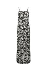 Pieces Vestido maxi de tirantes blanco