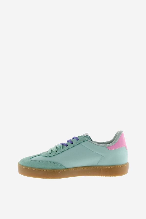 Victoria Zapatillas nylon piezas serraje azul