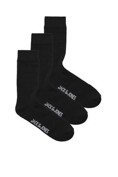 Jack & Jones Meias de algod&atilde;o pack 3